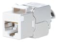 Miniatyrbilde 2 av 5: Intellinet 791304, Flat, Rustfritt stål, Hvit, RJ-45, Hunkjønn, 10GBase-T, Gull