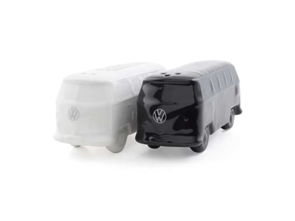 Salt- og pebersæt VW T1 bus sort/hvid