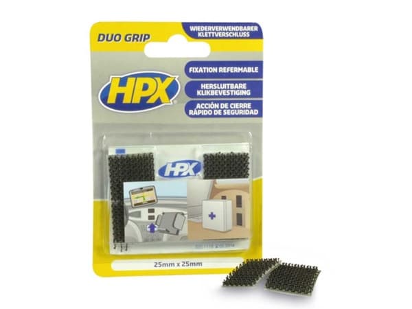 HPX borrelåsputer 25mm x 25mm