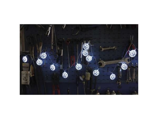Led lyskæde VW Logo, 3 meter