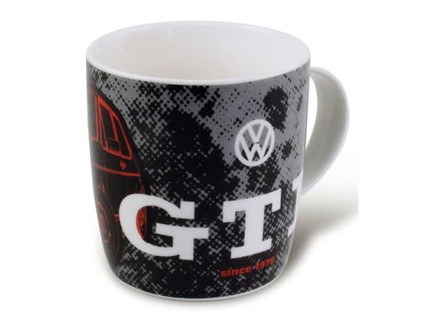 VW GTI kaffekopp ''Since 1976'' svart, 370 ml