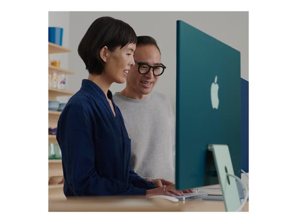 Apple iMac with 4.5K Retina display - Alt-i-ett M3 inntil - RAM 8 GB - SSD 256 GB - M3 10-core GPU - Gigabit Ethernet, IEEE 802.11ax (Wi-Fi 6E), Blue