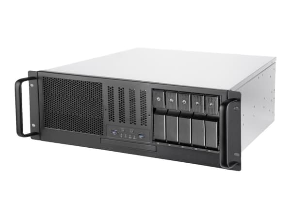 SilverStone RM41-H08 - Kan monteras i rack - 4U - SSI CEB - SATA/SAS - ingen strömförsörjning (ATX / PS/2) - USB