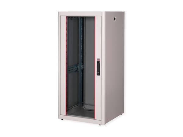 ROLINE 26.21.0035, Frittstående hylle, 26U, 600 kg, Rack skinner, Justerbare bein, 53 kg