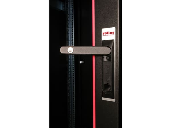 ROLINE 26.21.0218, Fristående rack, 22U, 600 kg, Kuggskenor, Justerbara fötter, 47,9 kg