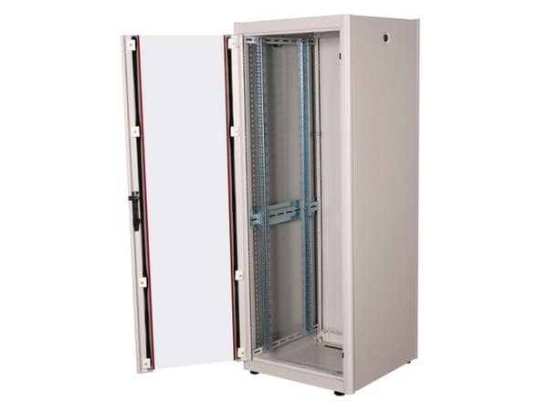 ROLINE 26.21.0037, Frittstående hylle, 32U, 600 kg, Rack skinner, Justerbare bein, 61 kg