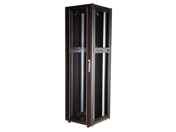ROLINE 26.21.0211, Frittstående hylle, 42U, 600 kg, Rack skinner, Justerbare bein, 72,6 kg