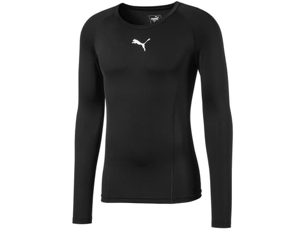 T-skjorte for menn Puma Liga baselayer t-skjorte LS svart 655920 03 (L)