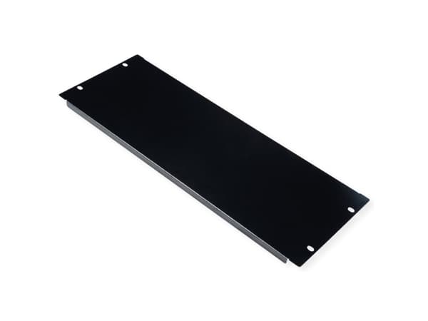 ROLINE 26.21.0096, Blank panel, Svart, Stål, 4U, 480 mm, 175 mm