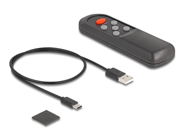 Delock - Video/audio switch - 1 x HDMI output, 8K 60 Hz - 5 x HDMI - stasjonær