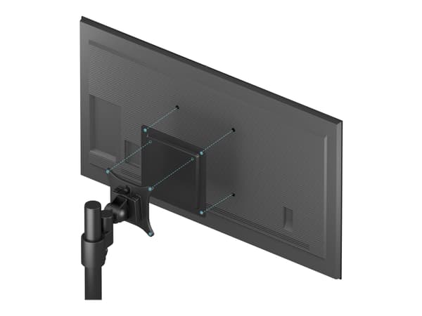 Multibrackets M Mount Adapter Plate - Monteringskomponent (adapter för VESA 75 mm till 100 mm fäste) - för TV/monitor - kraftigt stål