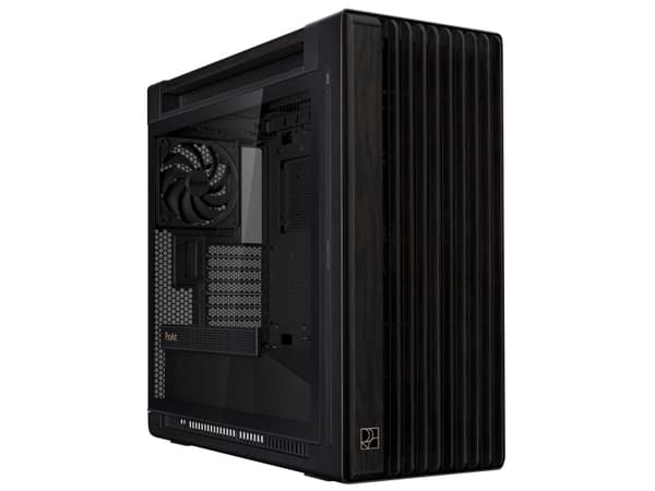 ASUS ProArt PA602 - Wood Edition - mid tower - utvidet ATX (E-ATX) - sidepanel med vindu (herdet glass) - ingen strømforsyning - svart - USB/lyd