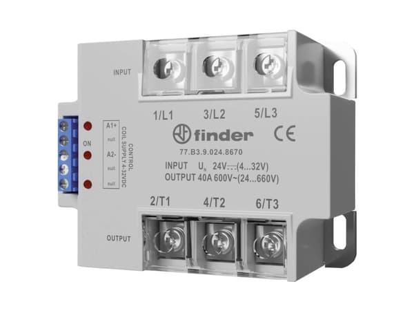 Finder Halvlederrelæ 77A390248671 25 A Koblingsspænding (max.): 660 V/AC Øjeblikkelig værdiskift 1 stk