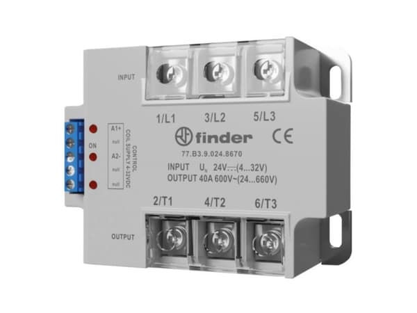Finder Halvlederrelæ 77B382308671 40 A Koblingsspænding (max.): 660 V/AC Øjeblikkelig værdiskift 1 stk