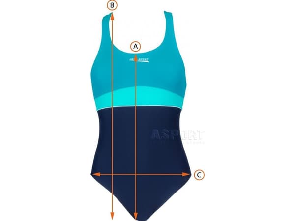 Aqua-Speed Girls' badedrakt EMILY svart Aqua Speed størrelse 152