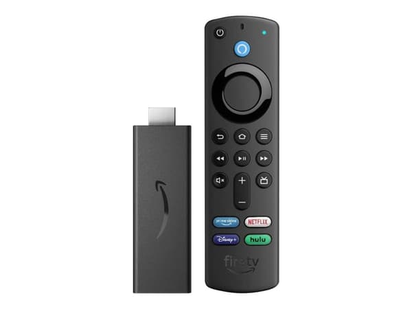 Amazon Fire TV Stick (3rd Gen) - AV-spiller - 8 GB - 1080p - 60 fps - HDR - svart Sort