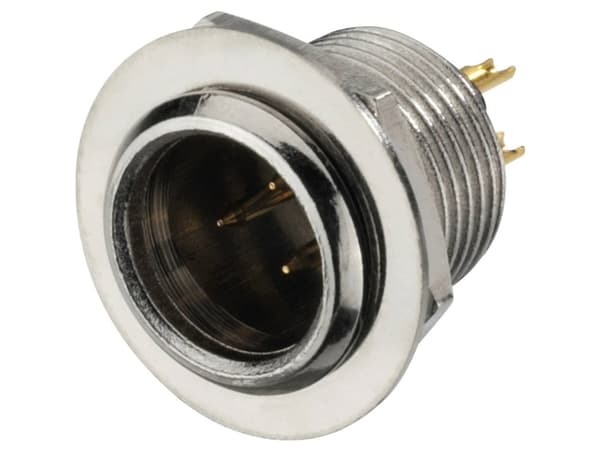 Monacor XLR-308/P Mini XLR-indbygningsstik