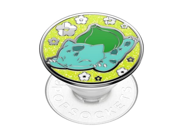 PopSockets Pokémon - Enamel Bulbasaur Nap, Grep, Flerfarget, Metall, Universell, 1 stykker, 38,8 mm