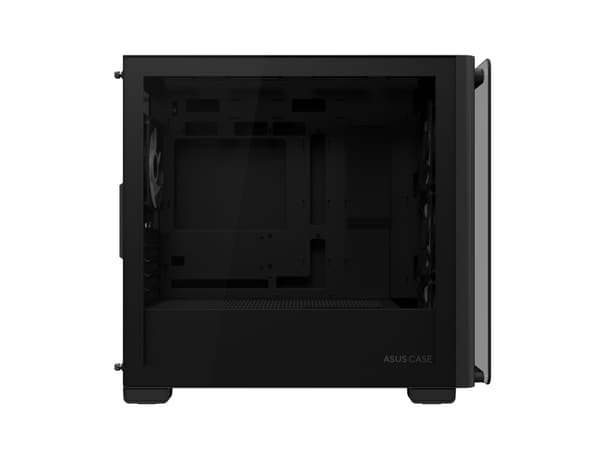 ASUS A23 PLUS TG ARGB BLACK, PC, Black, micro ATX, Mini-ITX, Multi, 16.5 cm, 38 cm