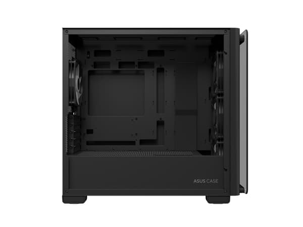 ASUS A23 PLUS TG ARGB BLACK, PC, Black, micro ATX, Mini-ITX, Multi, 16.5 cm, 38 cm
