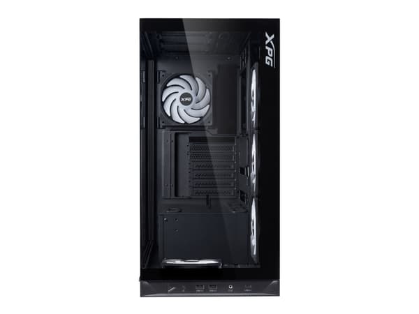 XPG Invader X BTF, Midi Tower, PC, Svart, ATX, micro ATX, Mini-ATX, SPCC, Härdat glas, 17,5 cm Svart