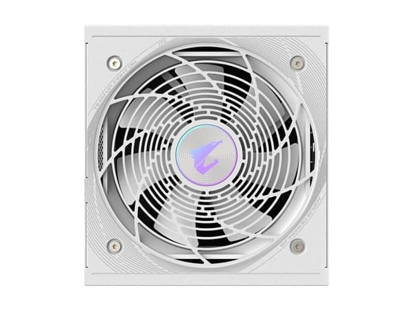 GIGABYTE AORUS ELITE P1000W ICE Power Supply Unit - PCIe 5.0, 80 PLUS Platinum, Fully modular design, 120mm Fan, ATX 3.0 compatible, EU Plug, 1000 W,