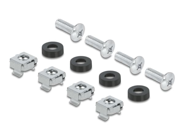 Delock 19" effektbryterlist med deksel og DIN-skinne 3 HE metall sort