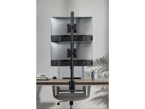 InLine 23108F, Klemme/malje, 9 kg, 43,2 cm (17"), 81,3 cm (32"), 100 x 100 mm, Sort