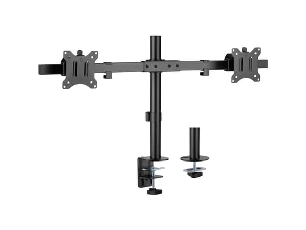 InLine 23108E, Klemme/malje, 43,2 cm (17"), 81,3 cm (32"), 100 x 100 mm, Høydejustering, Sort Sort