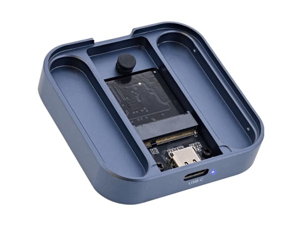 InLine 00031M, SSD-kabinett, M.2, M.2, PCI Express, Serial ATA III, 10 Gbit/s, USB-tilkobling, Grå
