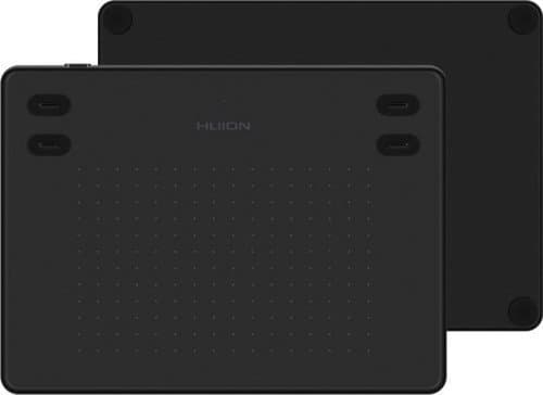 HUION RTE-100-BK grafikknettbrett Svart 5080 lpi 121,9 x 76,2 mm