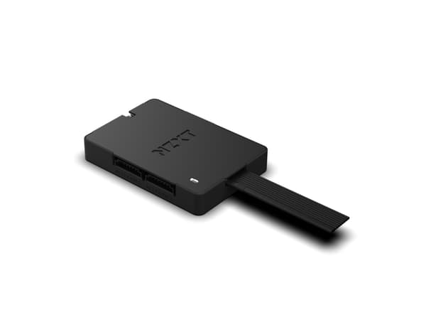 NZXT - Systemvifte og belysningshub - matt svart