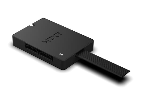 NZXT - Systemvifte og belysningshub - matt svart