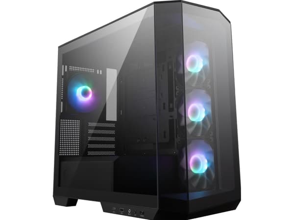 MSI MAG PANO 100R PZ - Mid tower - ATX - sidepanel med vindu (herdet glass) - ingen strømforsyning (ATX) - USB/Audio/Mic