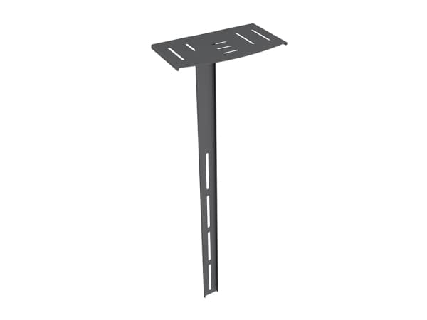 Multibrackets M Pro Series - Monteringskomponent (hylle, forlengelsesstang) - for videokonferansekamera - stor, universell - stål - svart - skinnemon