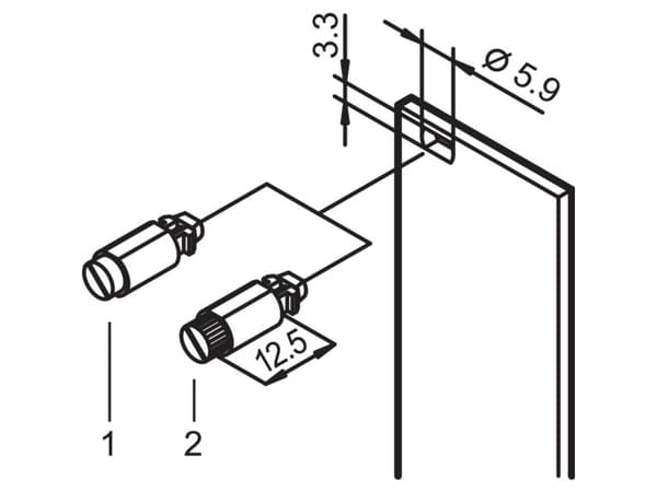 nVent SCHROFF 21101847 19 tuumaa Asennusmateriaali