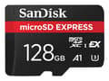 Miniatyrbilde 3 av 3: SanDisk Express - Flashhukommelseskort - 128 GB - microSDXC UHS-I