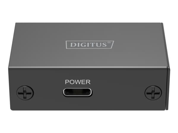 Digitus HDMI Repeater, 8K/60Hz, 7680 x 4320 pixels, AV repeater, 13 m, Wired, Black