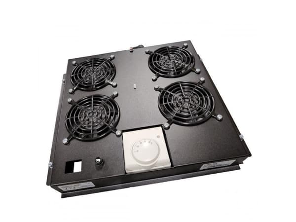 Lanview - Systemviftebrett - med 4 kjølevifter - AC 220/240 V - svart - 1U - 19"
