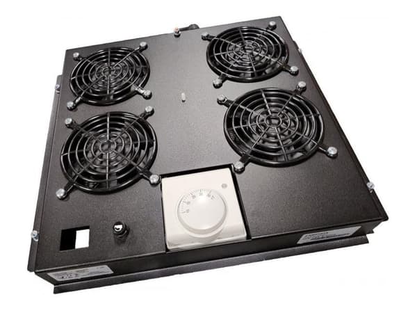 Lanview - Systemviftebrett - med 4 kjølevifter - AC 220/240 V - svart - 1U - 19"