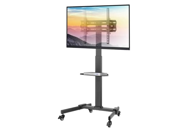 Techly ICA-TR21L, Multimediavogn, Sort, Flatskjerm, 35 kg, 5 kg, 81,3 cm (32")