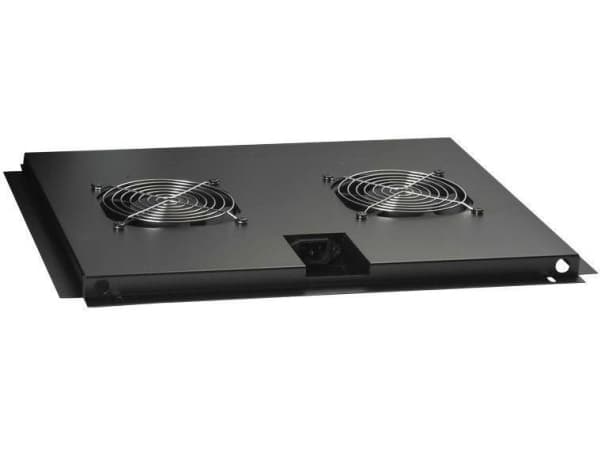 Lanview - Systemviftebrett - for 600 x 600 mm rack - med 2 kjølevifter