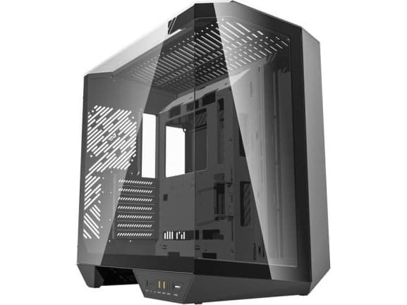 Darkflash-deksel Darkflash DY470 datamaskindeksel uten vifte (svart)