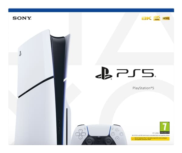 Sony PlayStation 5 Slim - Spillkonsoll - 8K - HDR - 1 TB SSD