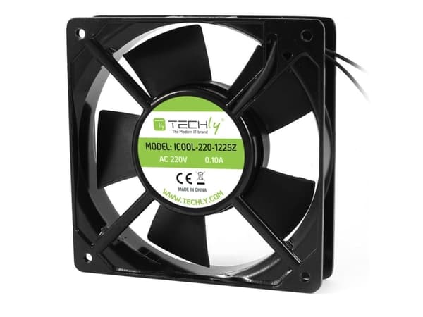 Vifte 120X120X25 mm 230V AC aluminium