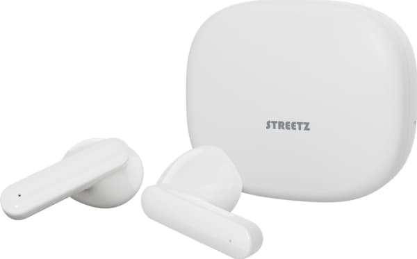 Słuchawki Streetz Headphones STREETZ T160-WHT, in-ear, wireless, white