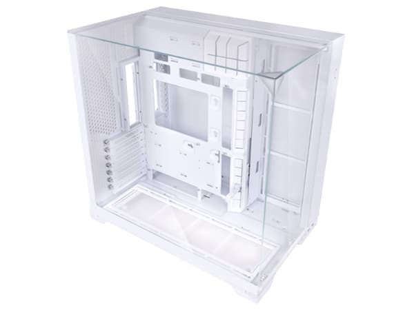 Lian Li O11 Vision - - genomskinlig sidopanel (härdat glas) - ingen strömförsörjning - USB/ljud