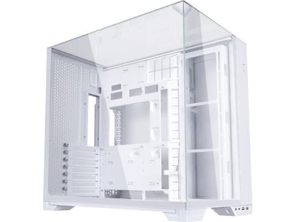Lian Li O11 Vision - - genomskinlig sidopanel (härdat glas) - ingen strömförsörjning - USB/ljud