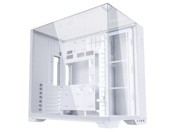 Lian Li O11 Vision - - genomskinlig sidopanel (härdat glas) - ingen strömförsörjning - USB/ljud