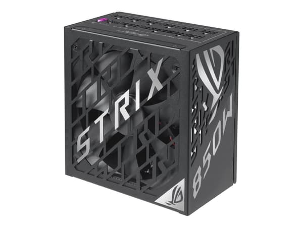 ASUS ROG Strix - Nätaggregat (intern) - ATX12V 3.1/ EPS12V - 80 PLUS Platinum - AC 100-240 V - 850 Watt - aktive PFC Svart